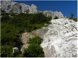 Planina Zajzera - Jôf di Montasio/Montaž